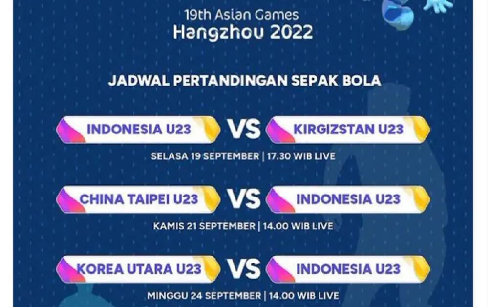 Indonesia U23 vs China Taipei U23 Pertarungan di Pentas Sepak Bola Asia