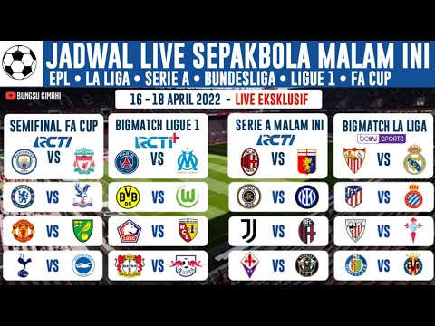 Jadwal Bola Live Hari Ini Semua yang Perlu Anda Ketahui